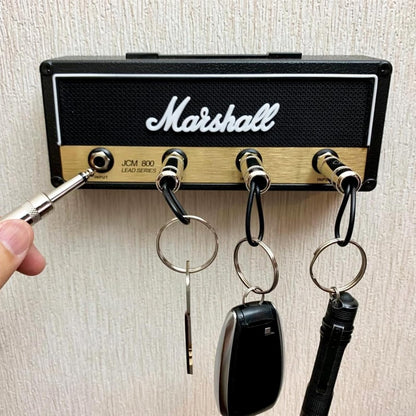 Portachiavi Da Parete, Porta Chiavi Da Muro, Appendichiavi, Oggetti Vintage Arredo, Key Holder Nero per Casa, Appendi Chiavi Con 4 Spine per Chitarra per Aree D'Ingresso E Dietro Le Porte